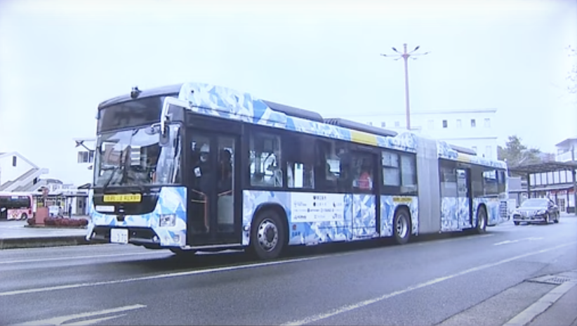 [First in Japan] Connected-Bus Conducts Autonomous Driving Test on Public Roads, Running from Station to University in Higashi-Hiroshima City, Hiroshima